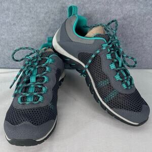 Merrell Women's sz 6 Riverbed Trail Mesh Hiking Shoe Teal Grey Outdoors Water